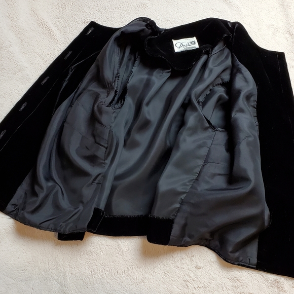 Vintage Duet Embroidered Velvet Bolero Style Jacket See Description for sizing - Picture 4 of 10
